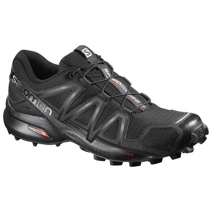 SALOMON SPEEDCROSS 4 W Philippines - Women's Trail Running Shoes - Black | 051987-ACW